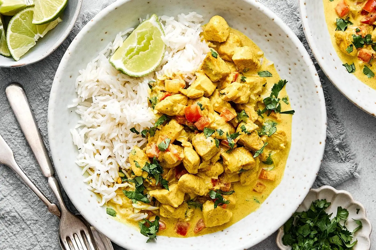 Creamy coconut curry chicken