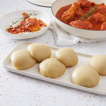 Soft pounded fufu swallow
