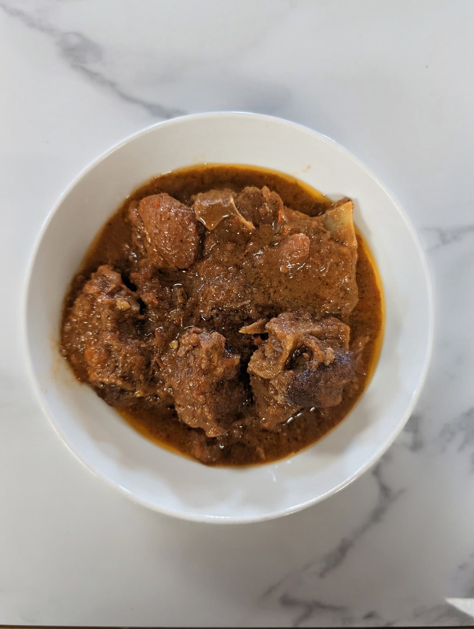 Rich Nigerian goat meat stew