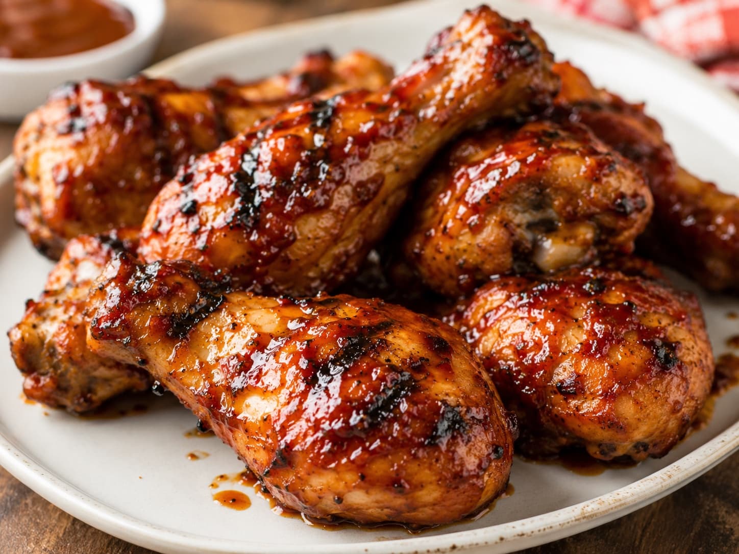 Grilled chicken with plantains