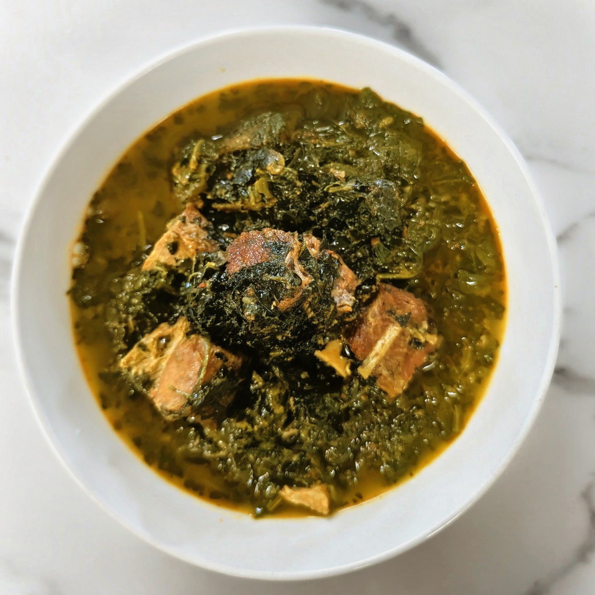 Hearty African vegetable soup
